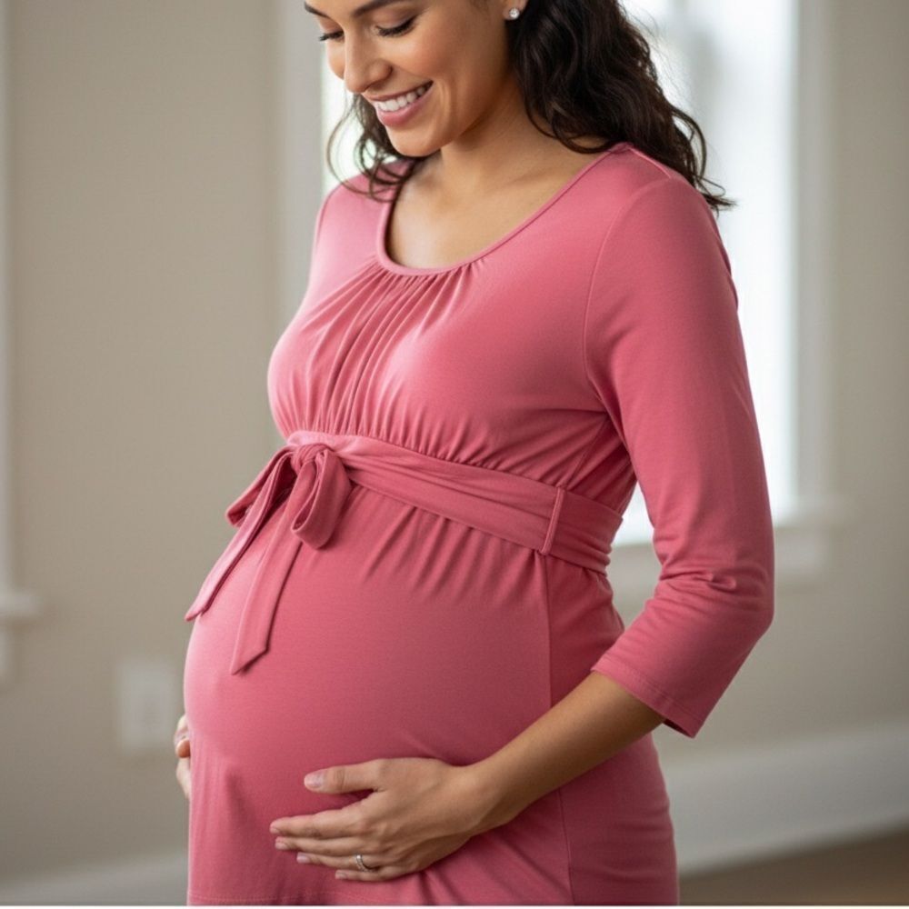 Oh Baby by Motherhood Pink Top size L